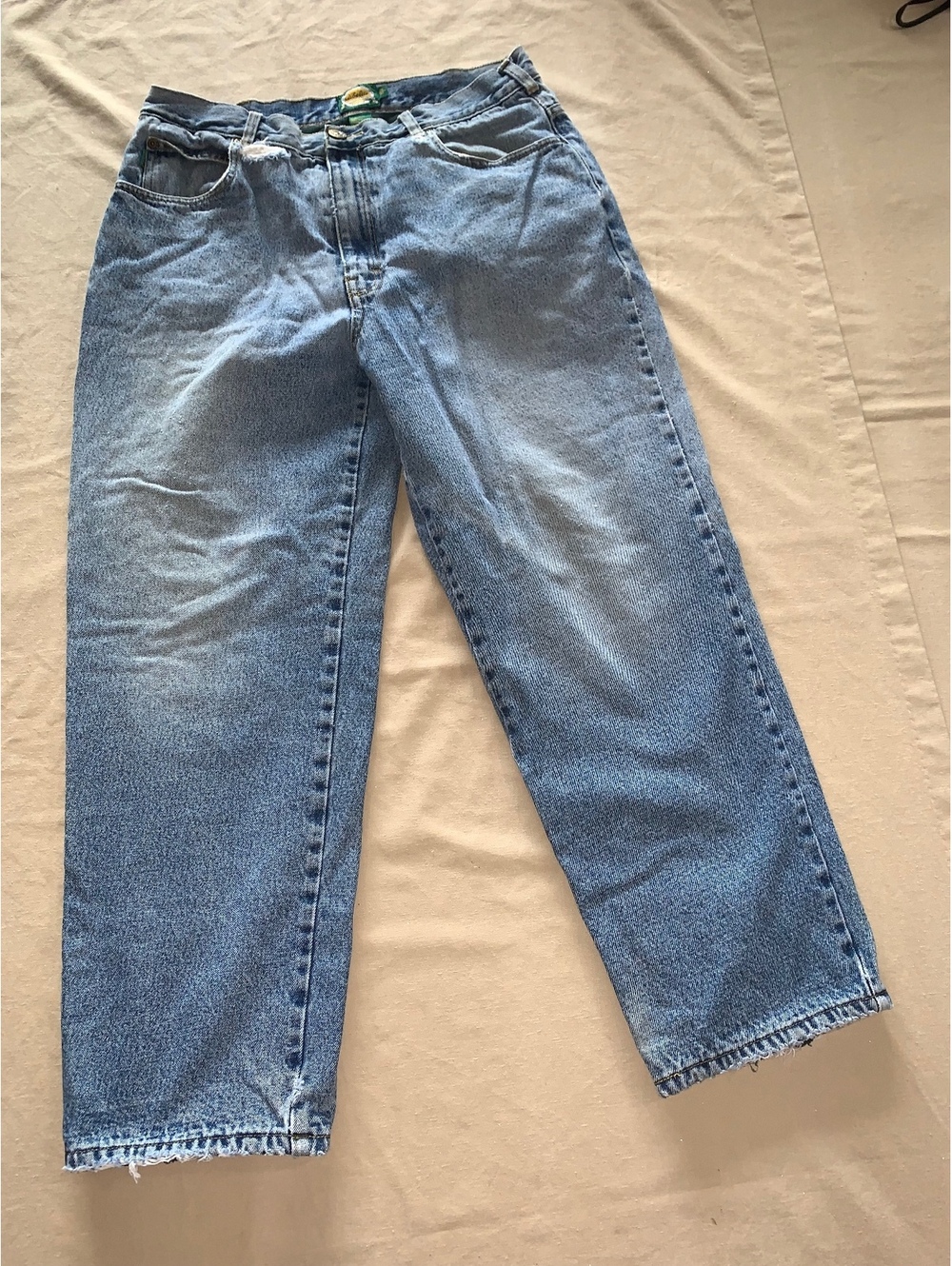 Cabela's fleece-lined blue jeans